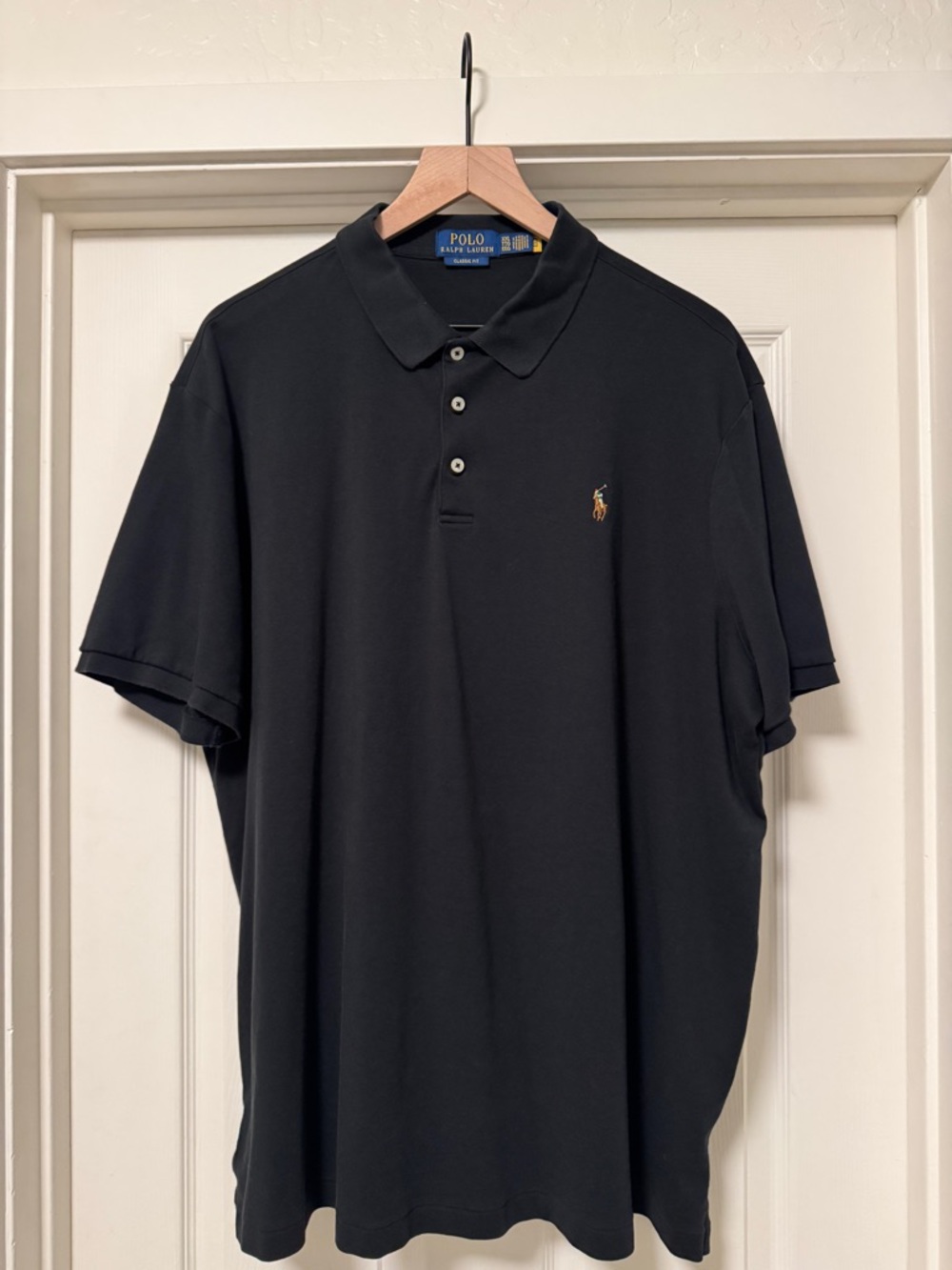 Ralph Lauren Short-Sleeve Polo in Black